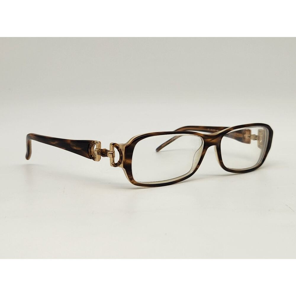 GUCCI GG2976 AIC 55mm Brown Havana Bamboo Eyeglasses Frames Italy